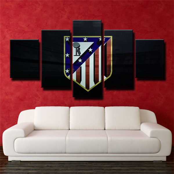 Atlético Madrid Team Symbol Canvas Wall Art