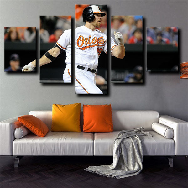 Baltimore Orioles Chris Davis First Baseman Crush Davis Canvas Wall Art