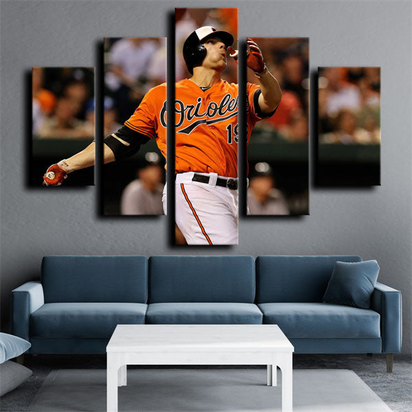 Baltimore Orioles First Baseman Chris Davis Crush Davis Canvas Wall Art