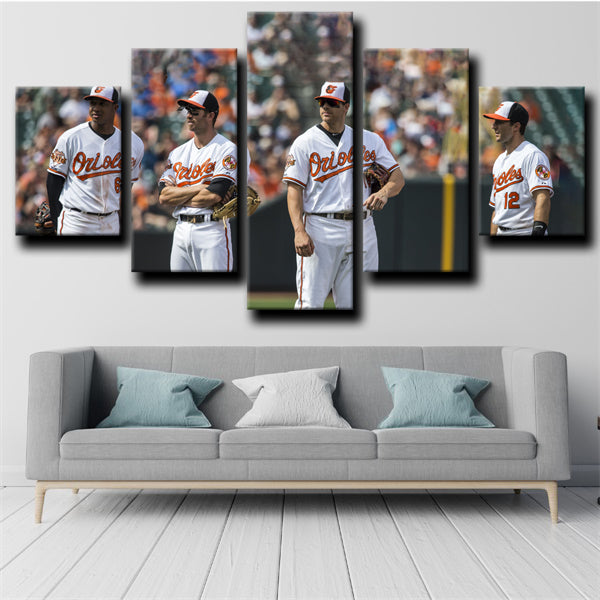 Baltimore Orioles Team Logo Canvas Wall Art Baltimore Orioles Team Logo Canvas Wall Art