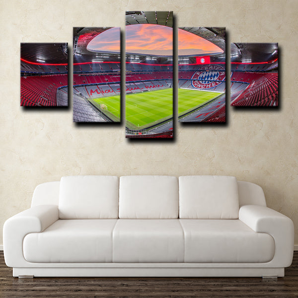 Bayern Football Arena Canvas Wall Art