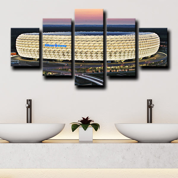 Bayern Munich Allianz Arena Canvas Wall Art
