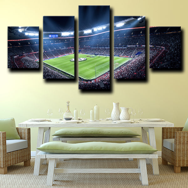 Bayern Munich Allianz Arena Stadium Canvas Wall Art