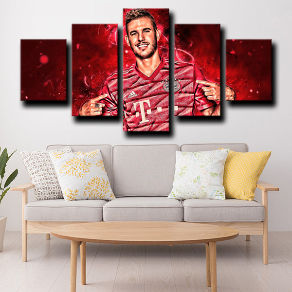 Bayern Munich Defender Lucas Hernandez Canvas Wall Art