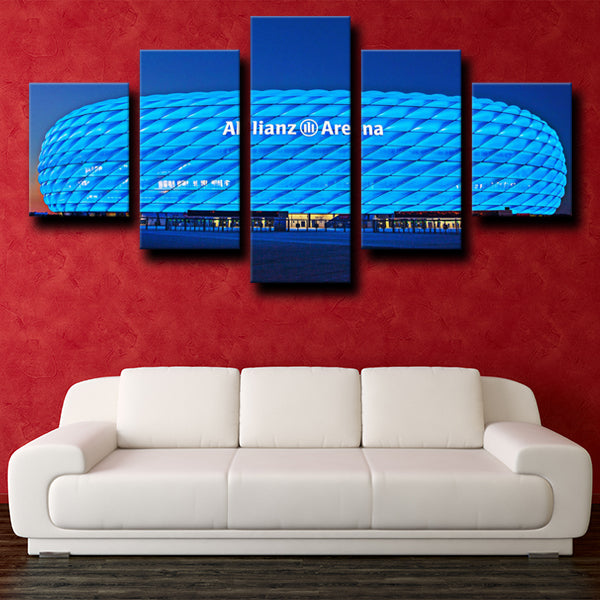 Bayern Munich The Allianz Arena Canvas Wall Art