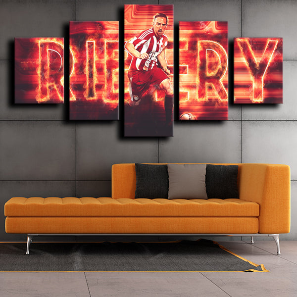 Bayern Munich Winger Robbery Franck Ribery Canvas Wall Art Bayern Munich Winger Robbery Franck Ribery Canvas Wall Art