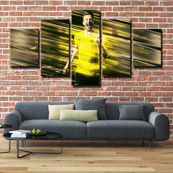Borussia Dortmund Fc Forward Marco Reus Canvas Wall Art