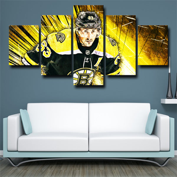 Boston Bruins Left Wing Brad Marchand Canvas Wall Art
