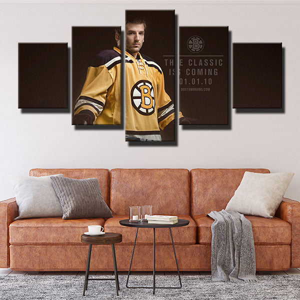 Boston Bruins Centre Patrice Bergeron Canvas Wall Art