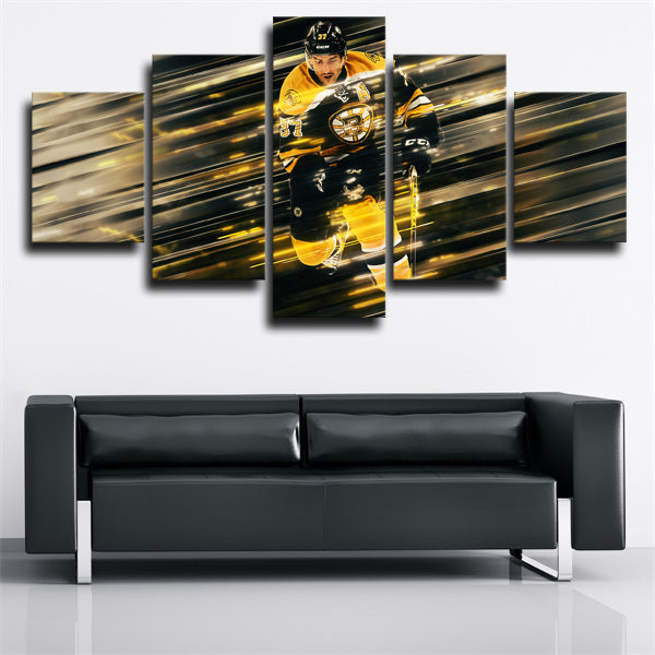 Boston Bruins Centre Patrice Bergeron Canvas Wall Art