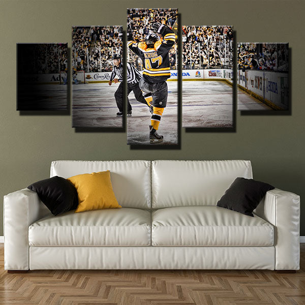 Boston Bruins Defense Torey Krug Court Canvas Wall Art