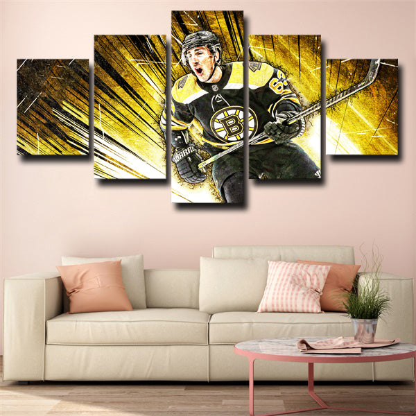Boston Bruins Left Wing Brad Marchand Canvas Wall Art