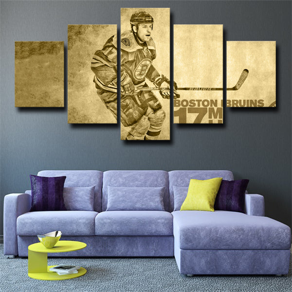 Boston Bruins Left Wing Milan Lucic Canvas Wall Art