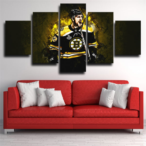 Boston Bruins Number 13 Center Charlie Coyle Canvas Wall Art