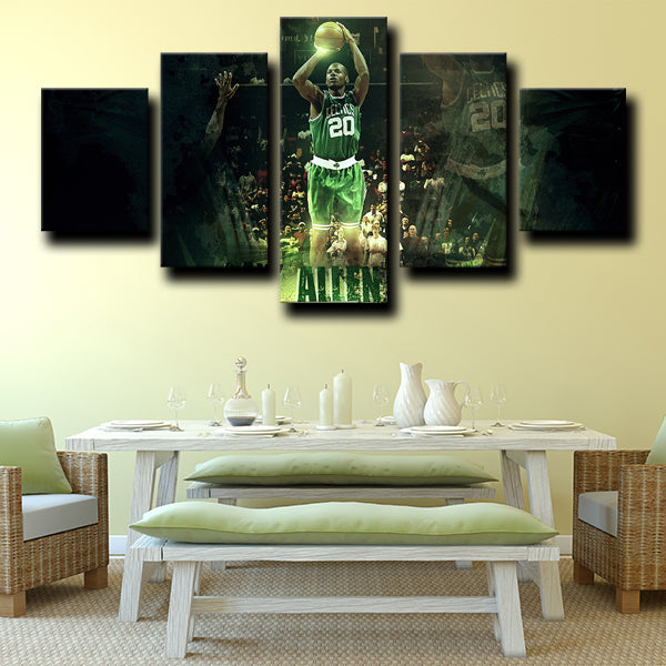 Boston Celtics Forward The Kid Kevin Garnett Canvas Wall Art