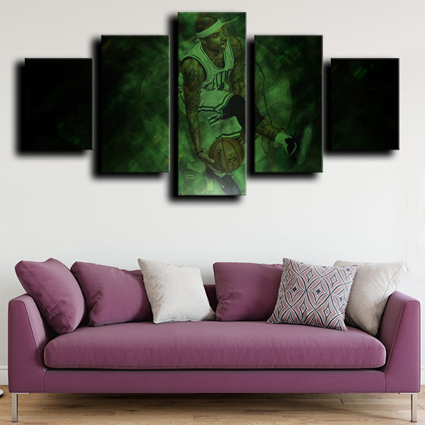 Boston Celtics Guard Mvp Zeke Isaiah Thomas Canvas Wall Art