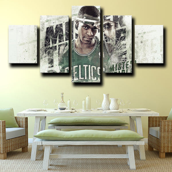 Boston Celtics Guard Playoff Rajon Rondo Canvas Wall Art