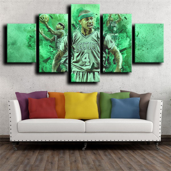 Boston Celtics Guard Zeke Isaiah Thomas Canvas Wall Art