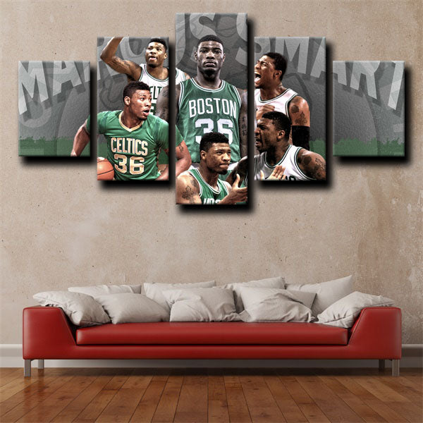 Boston Celtics Mvp Marcus Smart All Canvas Wall Art