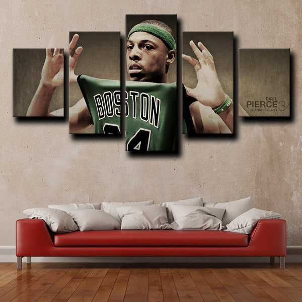 Boston Celtics Small Forward The Truth Paul Pierce Canvas Wall Art