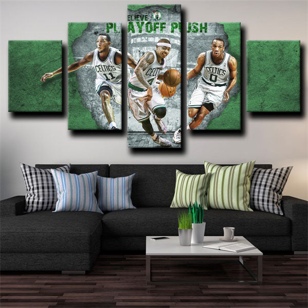 Boston Celtics Teammates Canvas Wall Art