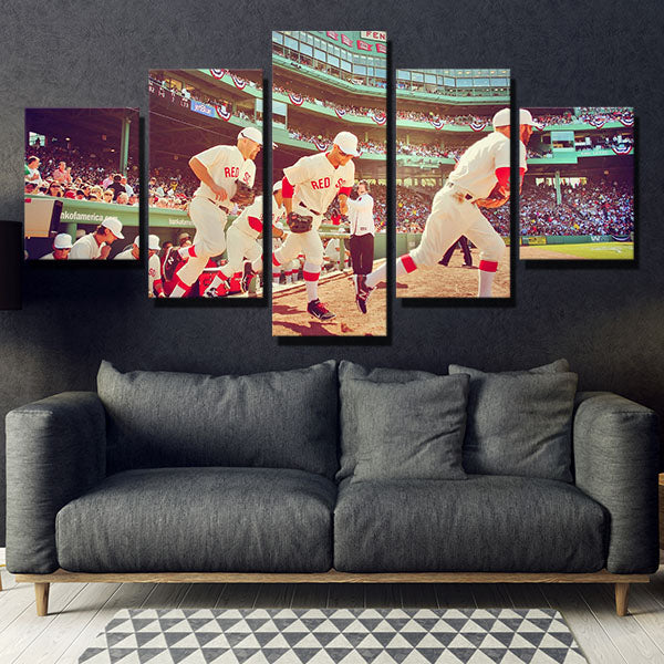 Boston Red Sox All Players Photo Canvas Wall Art