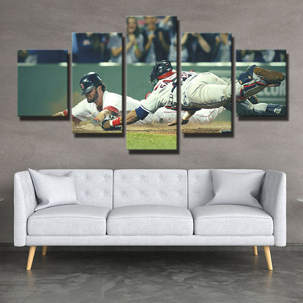 Catch The Ball Scene Canvas Wall Art