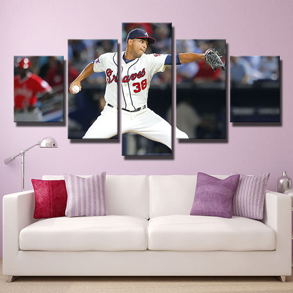 Professional Baseball Manager Alex Cora Canvas Wall Art