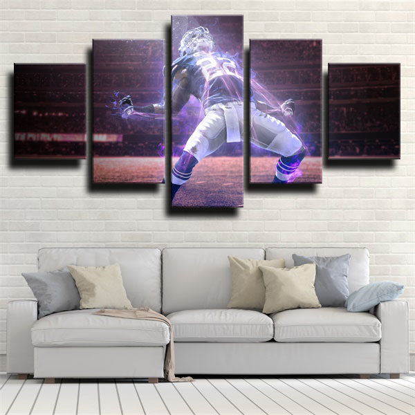 Buffalo Bills Cornerback Vontae Davis Canvas Wall Art