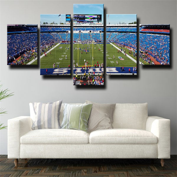 Buffalo Bills New Era Field Emblem Canvas Wall Art
