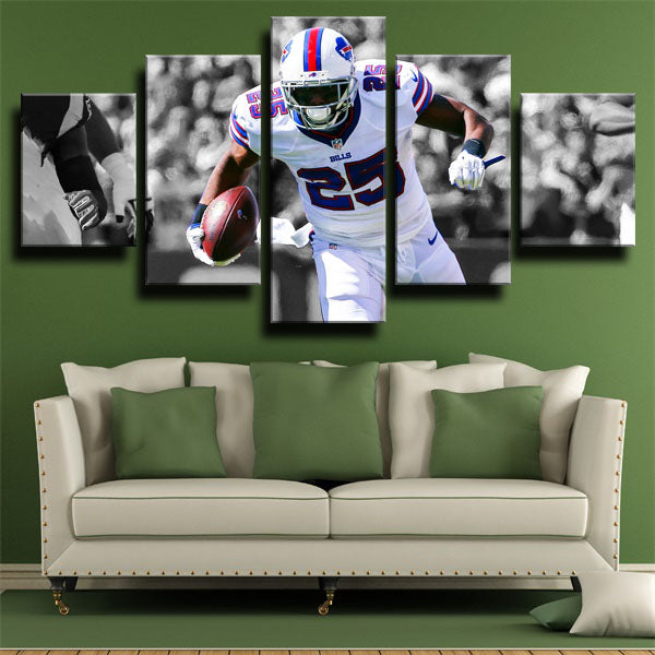 Buffalo Bills Running Back Shady Lesean Mccoy Canvas Wall Art