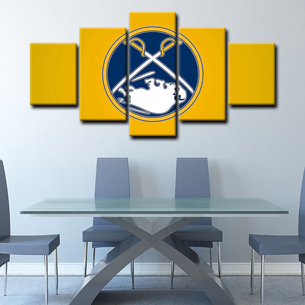 Buffalo Sabres Emblem Canvas Wall Art