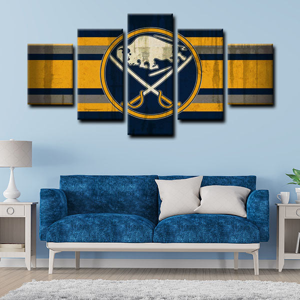 Buffalo Sabres Emblem Canvas Wall Art Buffalo Sabres Emblem Canvas Wall Art