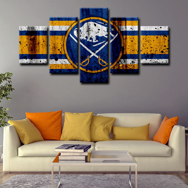 Buffalo Sabres Logo Canvas Wall Art