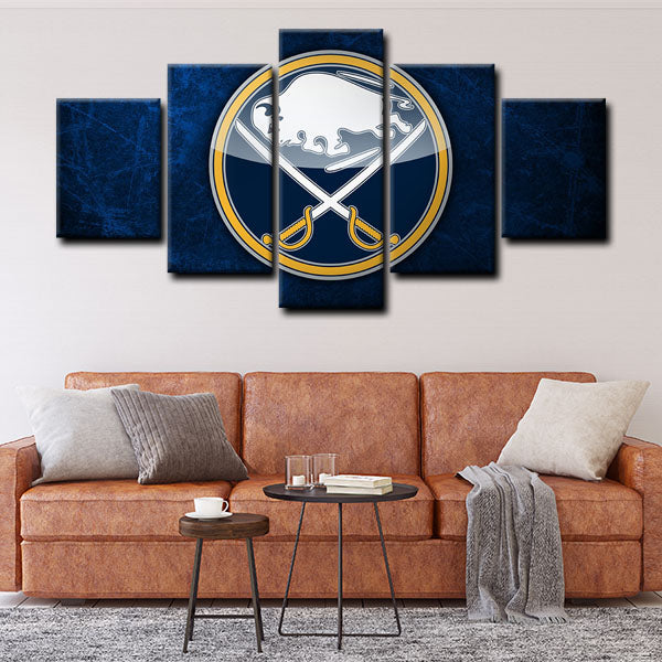 Buffalo Sabres Symbol Canvas Wall Art