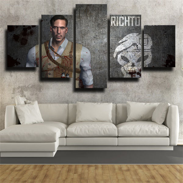 Edward Richtofen Portrait Canvas Wall Art