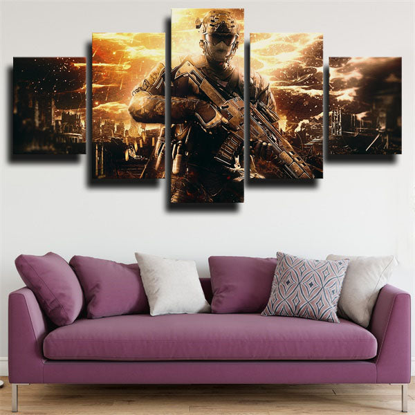 Call Of Duty Black Ops Ii Hero Canvas Wall Art