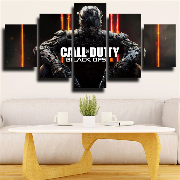 Call Of Duty Black Ops Iii Poster Canvas Wall Art
