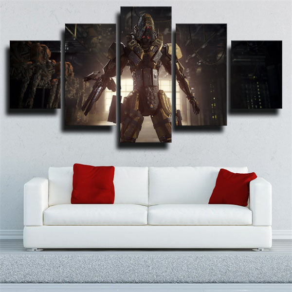 Call Of Duty Black Ops Iii Inverse Character Canvas Wall Art