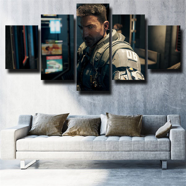 Call Of Duty Male Role Canvas Wall Art