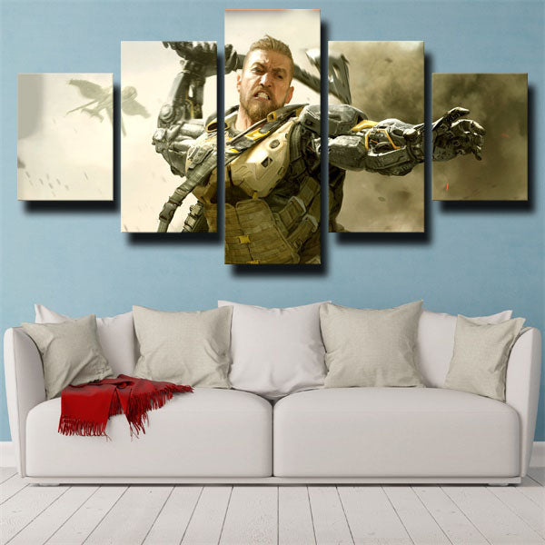 Ruin Walsh Donnie In Fighting Canvas Wall Art