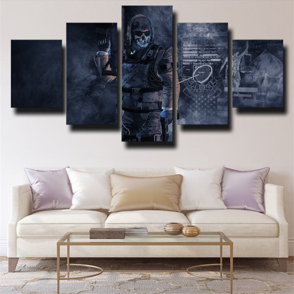 Simon Ghost Riley Canvas Wall Art