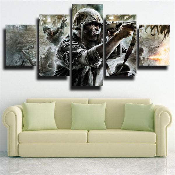 Character Fighting Canvas Wall Art