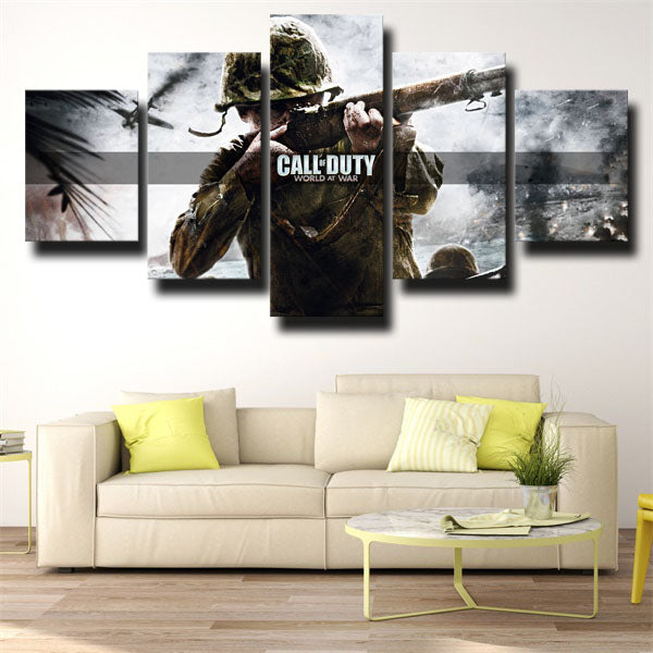 Call Of Duty World At War Canvas Wall Art