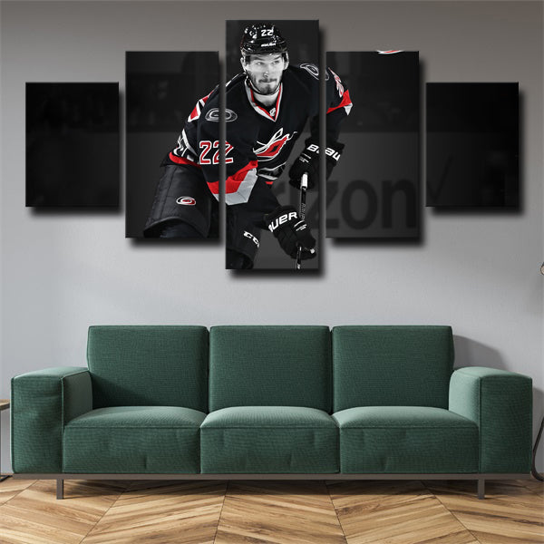 Carolina Hurricanes Defense Brett Pesce Canvas Wall Art