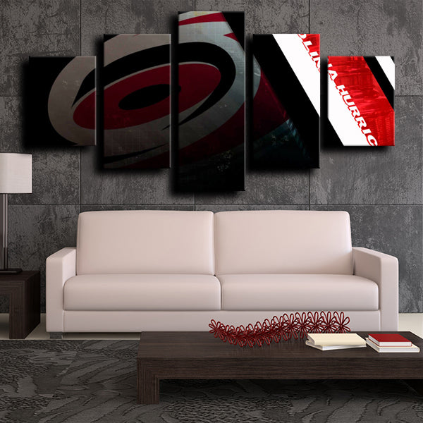 Carolina Hurricanes Logo Canvas Wall Art