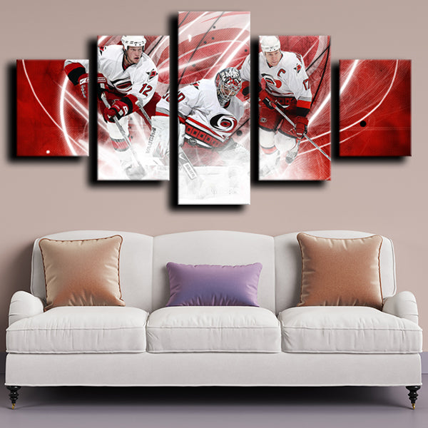 Carolina Hurricanes Teammates Canvas Wall Art