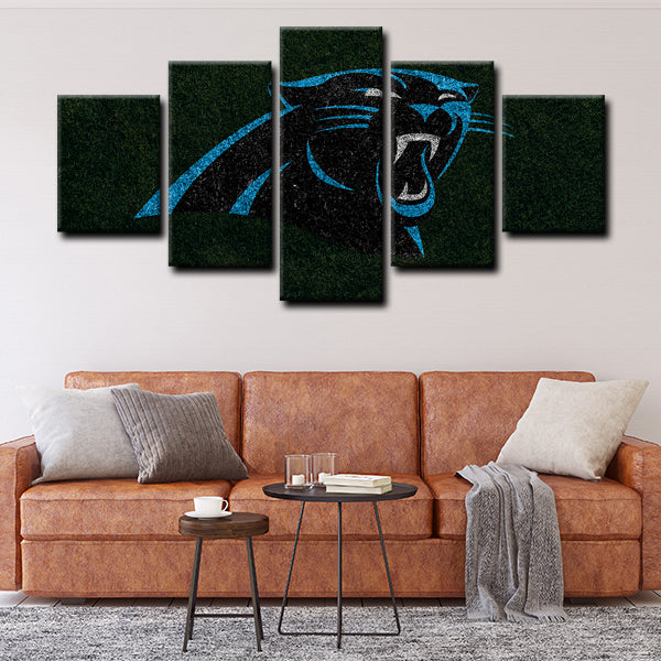 Carolina Panthers Logo Canvas Wall Art Carolina Panthers Logo Canvas Wall Art