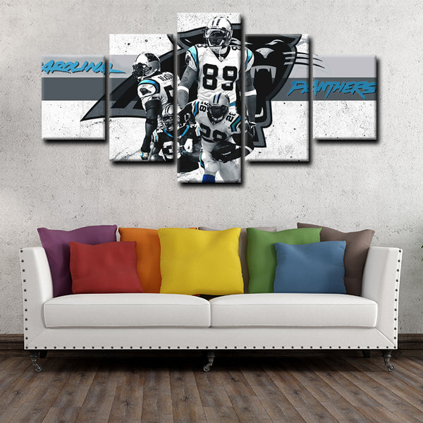 Carolina Panthers Team Canvas Wall Art
