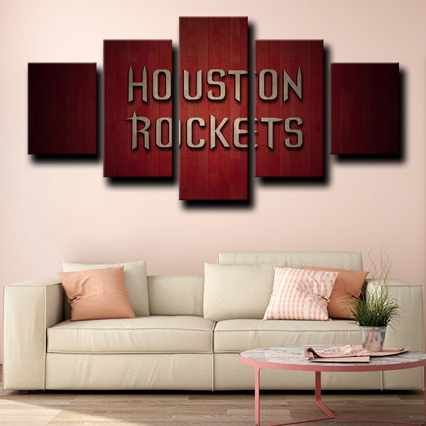 Champion Houston Rockets Canvas Wall Art